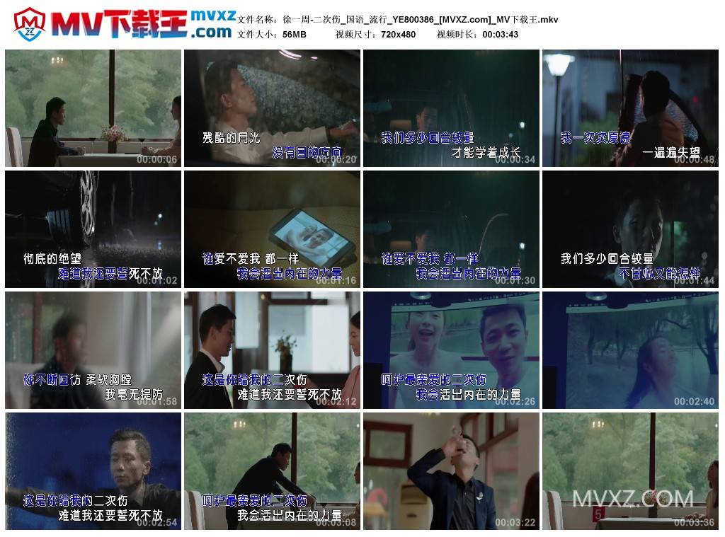 徐一周-二次伤_国语_流行_YE800386